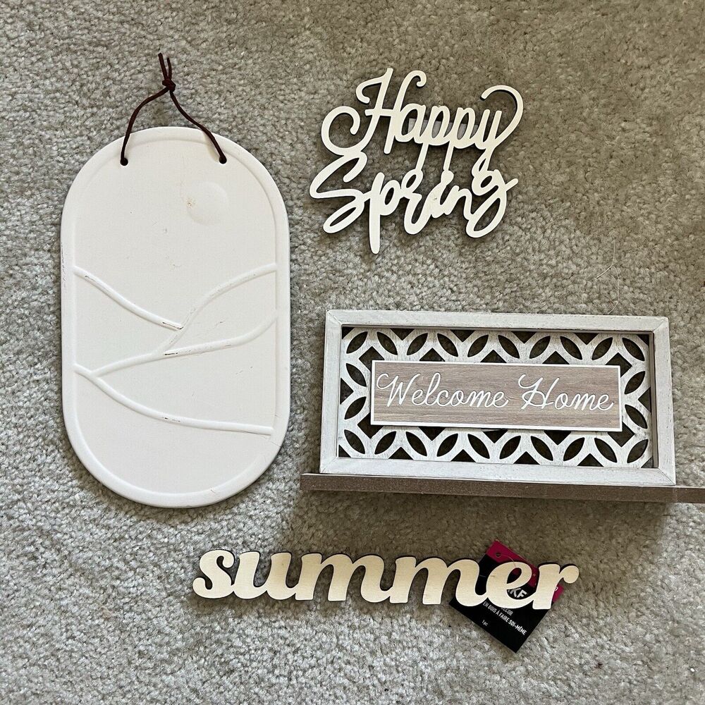 Farmhouse Home Decor, Lot Of 4, Brand New, DIY Crafts